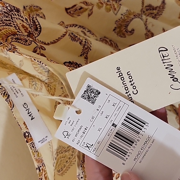 MANGO printed jumpsuit XL - Picture 6 of 8